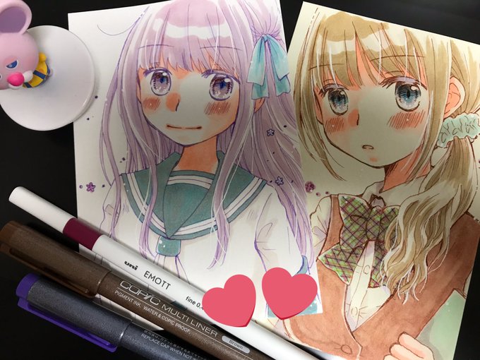 色塗った〜〜✨✨ 