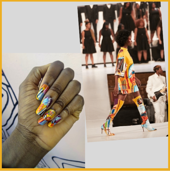 #tb to one of my favourite designs. Celebrating last years #NYFW through #NailArt: nailunheard.com/nyfw-nails/