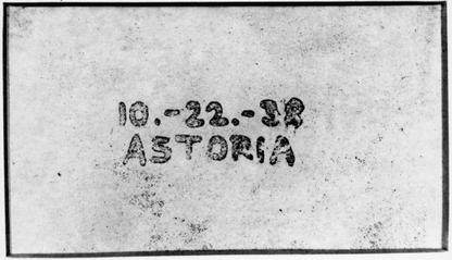 5. Using Selényi's ideas (roughly: use light to remove static charge, not create it) and his own, after many experiments he had a 'breakthrough' in 1938:"Things don’t come to mind readily, all of a sudden, like pulling things out of the air"This is the first xerox in history.