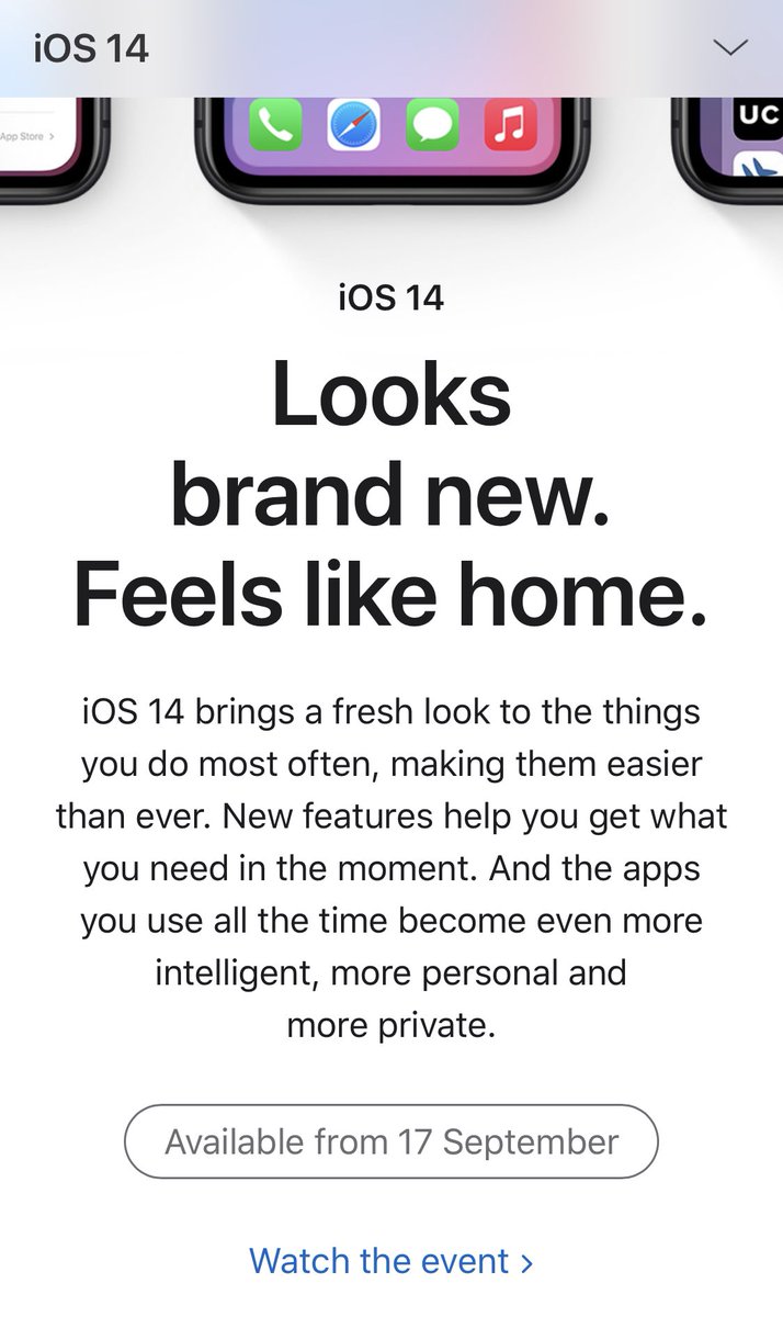 RobDammers's tweet image. Lees net bij #Apple #iOS14 op 17 september