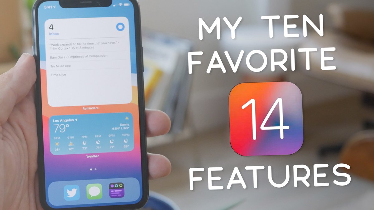 iOS 14 is out TODAY, and I wanted to turn this thread into something more substantial. So, here’s a video of my top 10 favorite features that will now be available on your phone! https://youtu.be/zLrOinhMG... 