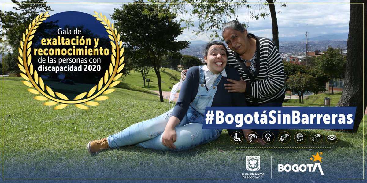 Las mejores iniciativas que le apuestan a la inclusión y a mejorar la calidad de vida de la población con discapacidad, ¡merecen ser reconocidas! 
Los ciudadanos premiarán las mejores. ¡Inscríbete y Postúlate! 👉 bit.ly/3mv3aLu

#BogotáSinBarreras