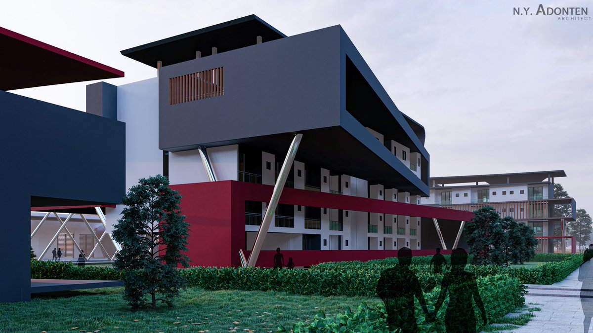 adont_7's tweet photo. National football academy proposal designed by me...
Shot1: entrance/exit
Shot2: admin block
Shot3: accommodation area
Shot4: aerial shot of a portion of the site https://t.co/RiAbrbwu92