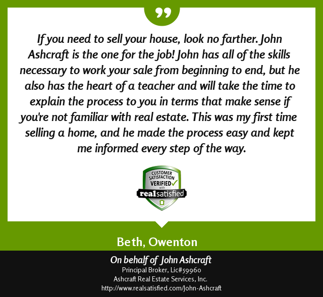 ashcraftrealty's tweet photo. Testimonials like this make our day!  https://t.co/GJA5TWaJma via @realsatisfied https://t.co/RwBEAekId9
