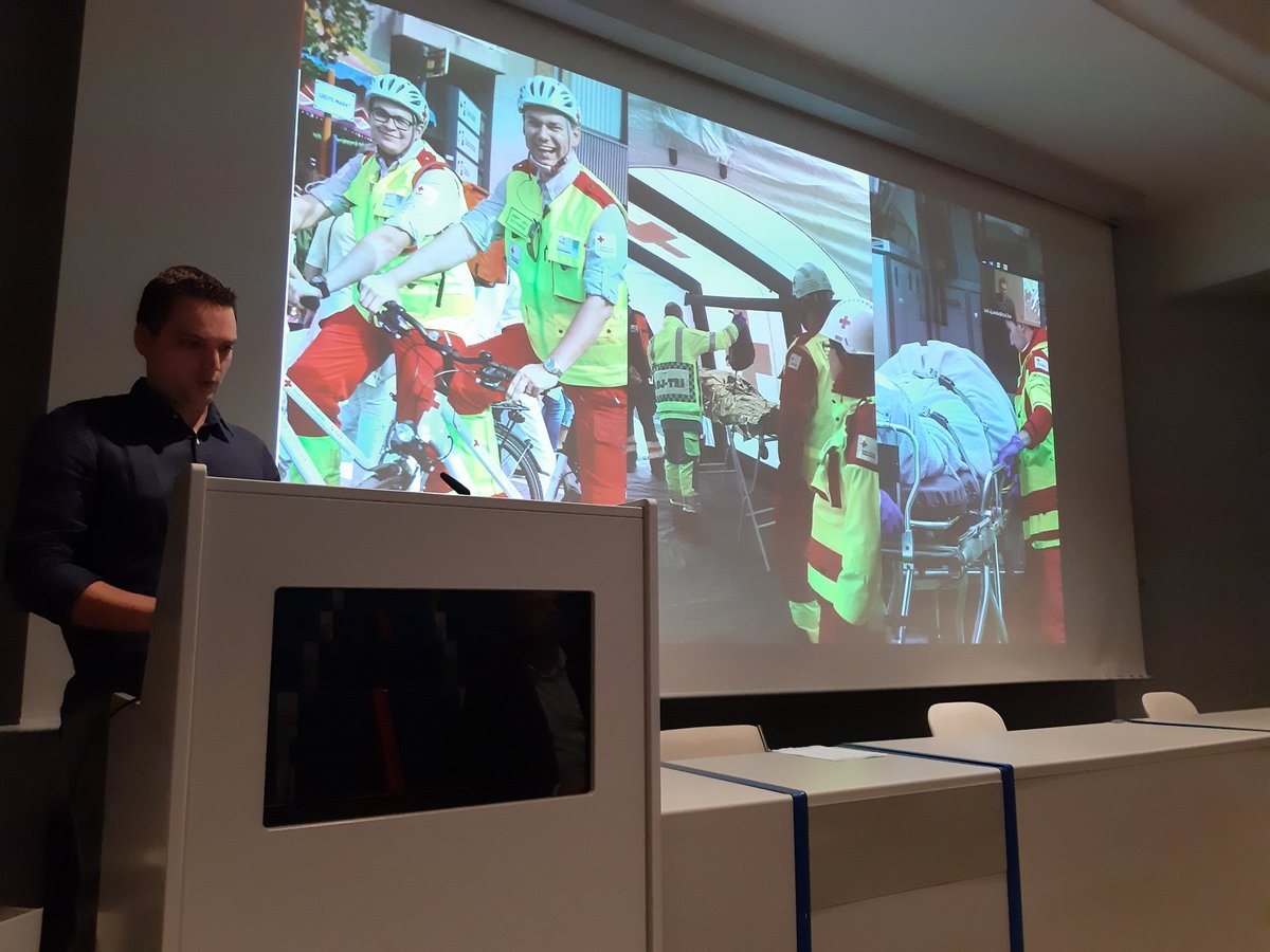 Voorstelling #rampenwerking Rode Kruis voor de Limburgse Spoedartsen. Want onbekend is onbemind... #LOK1733