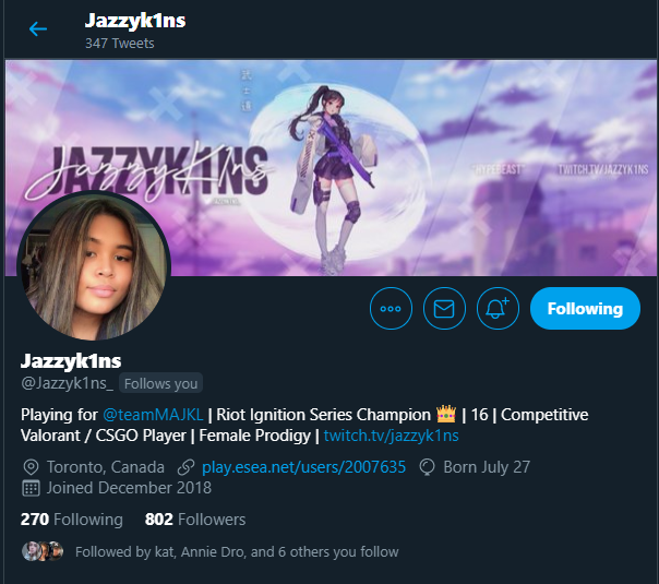 teamMAJKL's tweet photo. Our young prodigy @Jazzyk1ns_ is almost at 1k followers! Let's show some love and send her a follow if you haven't already 😄 https://t.co/IjlwMfJDbQ