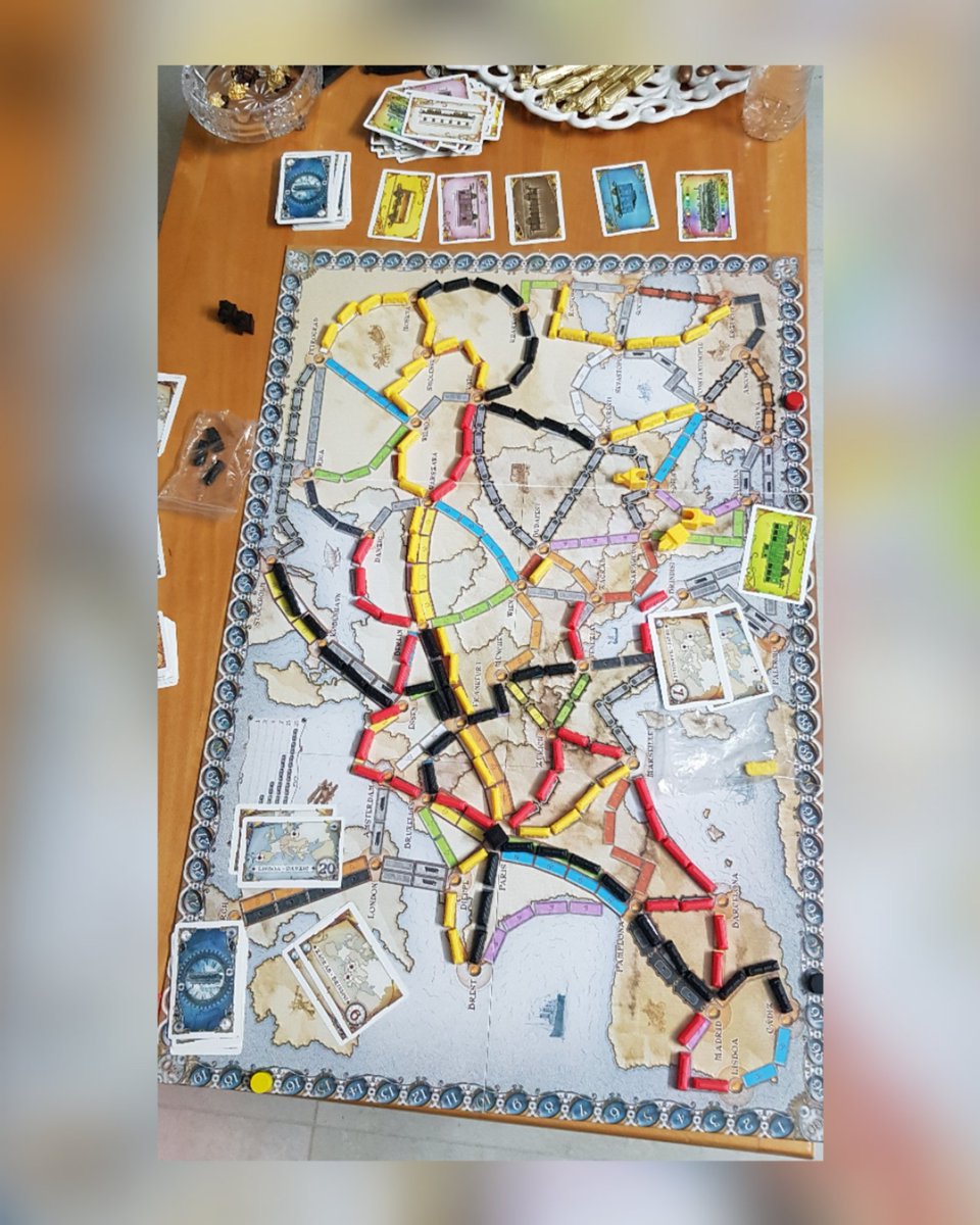 PlaystineBGG's tweet photo. #3
تذكرة سفر (Ticket to Ride)
لعبة القطارات العالمية 

فكرة اللعبة في الكومنتات

#تذكرة_سفر
30#_يوم_30_لعبة
#العاب_الطاولة
#العاب
#بورد_جيمز
#جيمز
#بلايستاين
#3
#TicketToRide
#30_Days_30_Games
#30Days
#30Games
#Challenge
#Games
#BoardGames
#BGG
#Playstine https://t.co/gmWAS1DHAh