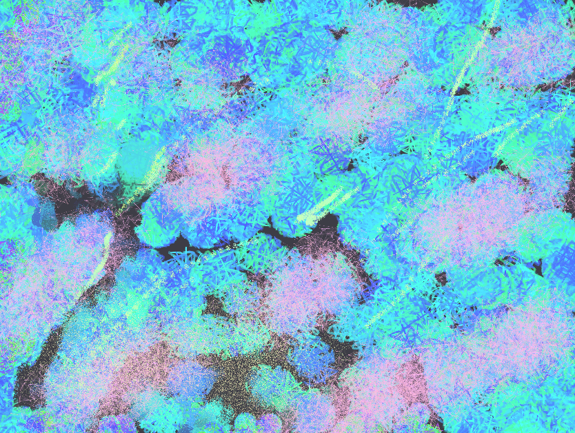 Abstract bubblegum in #HEAVYPAINT