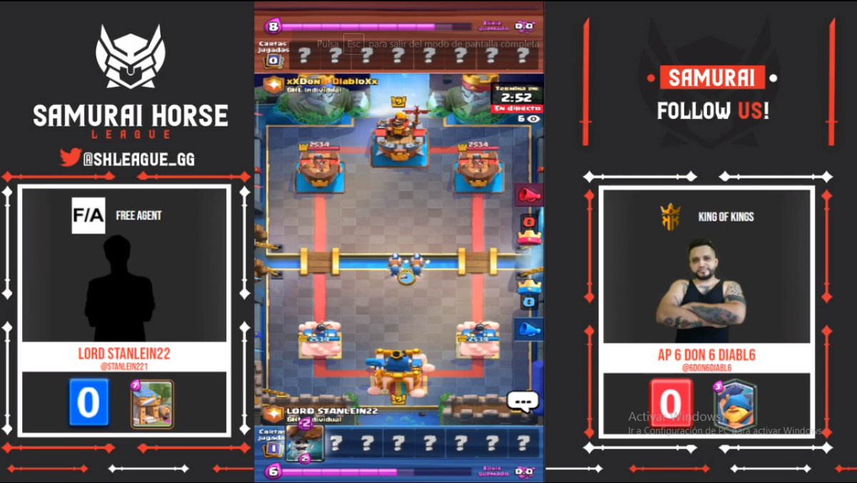 Salió re bien la segunda ronda de <a href="/SHLeague_GG/">Samurái Horse League</a> muchas gracias a <a href="/zarbond/">Zarbon Dodoria</a> y <a href="/Hardpooll_Ofi/">Israel AR / HARDPOOLL OFI</a> por castear y a <a href="/YThermanos1/">YThermanos1</a> que se mató haciendo el marcador, recomendadísimo y barato ;)