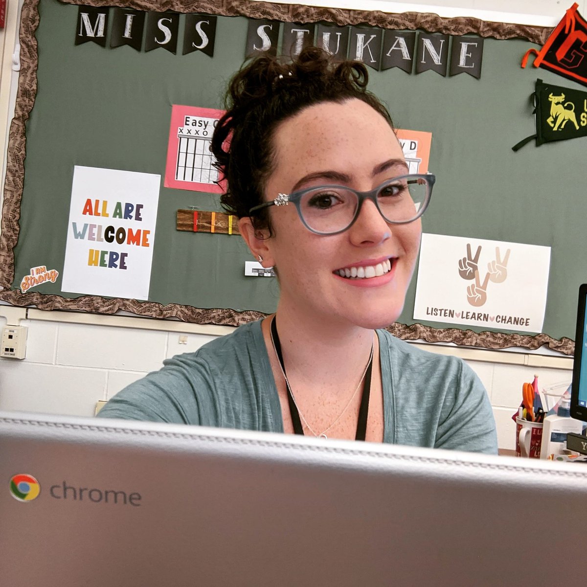 <Year 8, gonna make it great.> Best part of today was seeing their faces when I told them they would take home guitars this year. Can't wait to make great music with them! #musiced #musiceducation #musicteacher #teacher #middleschoolteacher