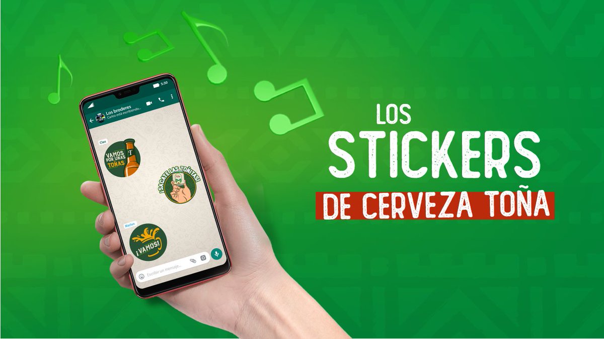 Bold_Publicidad's tweet photo. ¡Stickers Toña!🍻    
                                                                                                                                             La primera marca nicaragüense en utilizar campaña de stickers de whatsapp para el lanzamiento de un nuevo producto. https://t.co/bB4Cto8Kcc