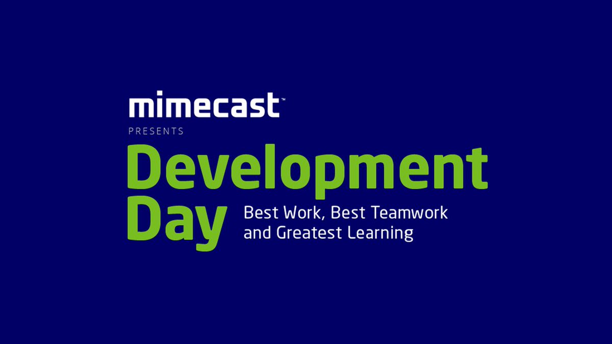 Mimecast's tweet photo. This week, Mimecasters participated in our Virtual Employee Development Days! We were able to cover topics ranging from career development, diversity and inclusion, and personal resilience. We're proud of the commitment this team has to doing our greatest learning! #MimecastWay https://t.co/mZLNL6Givd