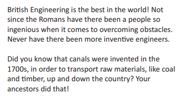 There's some seriously historically dubious stuff in the article discussing British engineering... /7