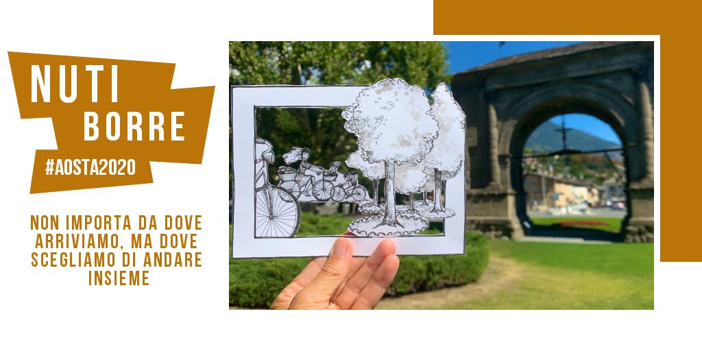 nuti_g's tweet photo. 5 mila nuovi alberi ad #Aosta 
Pedonalizzazione dell'Arco d'Augusto. Piste ciclabili e mezzi pubblici elettrici gratuiti. 
Una città che abbatte le barriere architettoniche 
Per saperne di più 👉https://t.co/2IKIAdEiZh

#NutiBorre #Aosta2020 https://t.co/K8RlqndZVT