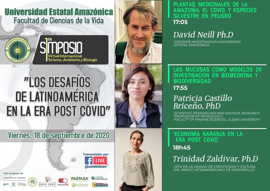 CientificasEC's tweet photo. #EventoRecomendado
Viernes 18 de Septiembre 17h 📌
"Desafíos #PostCOVID19 en #America Latina"
Con nuestra cofundadora @Pcasbri @UleamEcuador, @TrinidadZaldiv1 @el_BID y #DavidNeill @ueaeduec.
#MujeresEnCiencias #Ecuador #SomosConocimiento https://t.co/yHOVW0dL27