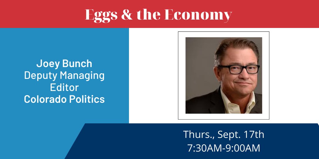 CSInstituteCO's tweet image. Join us for CSI&apos;s Eggs &amp;amp; the Economy webinar with an Amendment B panel moderated by @joeybunch Thurs, Sept 17th at 7:30 am. Register here: bit.ly/2EJoQm3 @KristinEStrohm @ChrisBrown_CO @mgifford7 @KentThiry @MichaelCLFields
