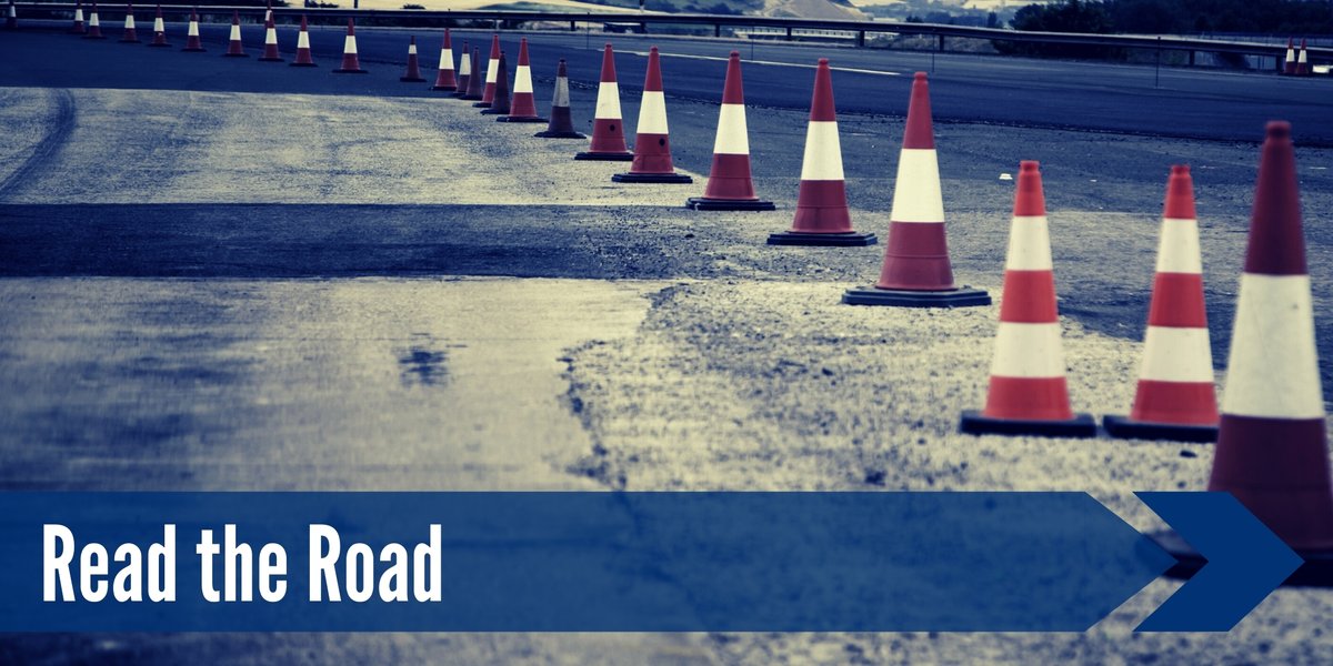 Take extra care in work zones. Watch for workers and be on the lookout