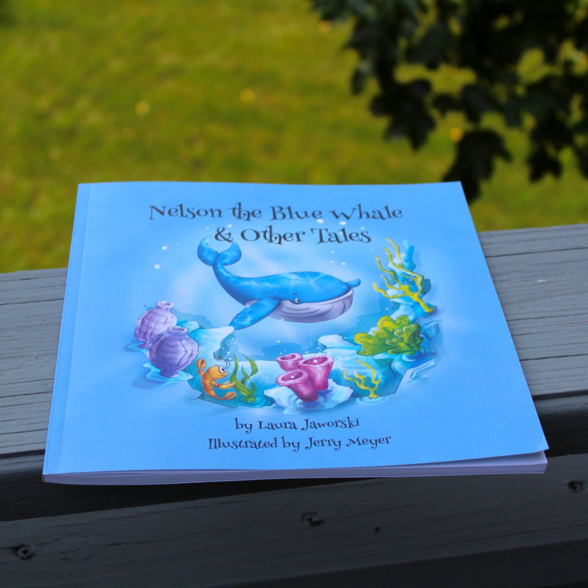 BugburryPond's tweet photo. Iβm thrilled to announce the publication of my sixth childrenβs book, Nelson the Blue Whale & Other Tales! π #books #booknews #newbooks #childrensbooks #kidsbooks #picturebooks #laurajaworski #jerrymeyer #goodnews #happythings #namaste π https://t.co/WCbWC6x8Ss https://t.co/oBlzgiOeOp