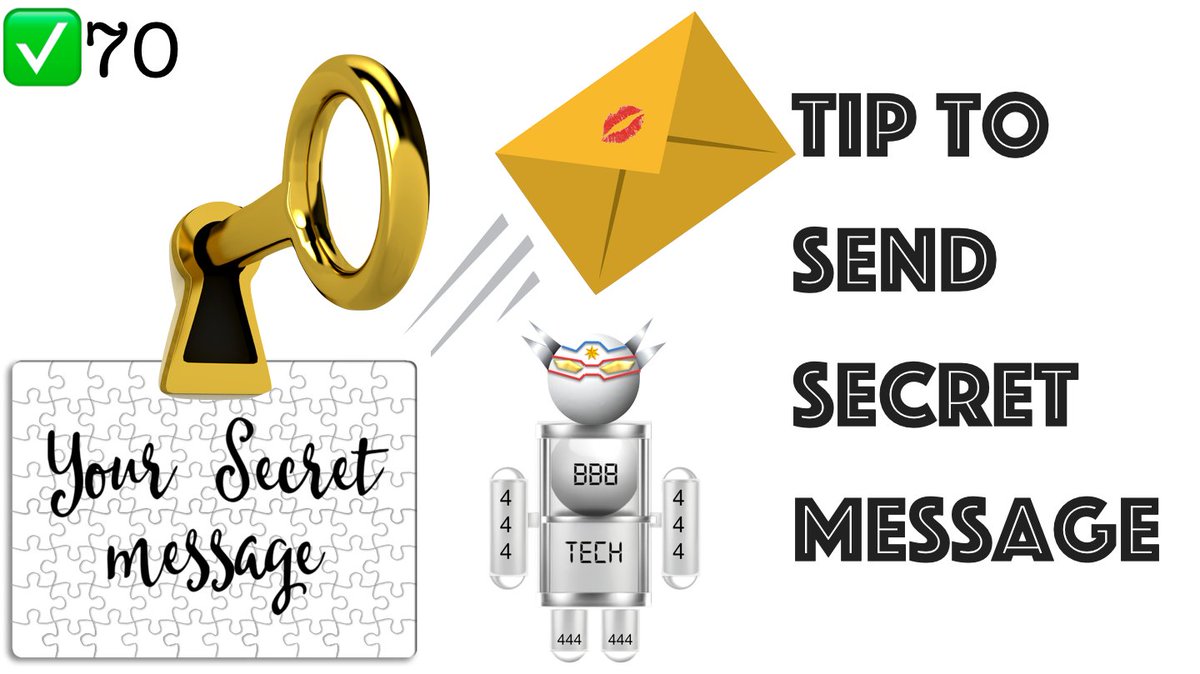 Bb8Tech's tweet image. Tip to send secret message - BB8Tech - 70 - #secret #message #tip - youtu.be/rJ7J8CRZ9ic