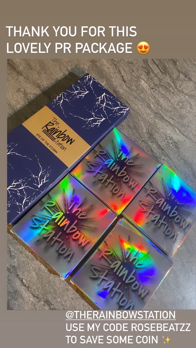 Thank you <a href="/RainbowStation/">The Rainbow Station</a> for this lovely PR package. You guys can use my code Rosebeatzz to save at checkout now too!!  💗💗