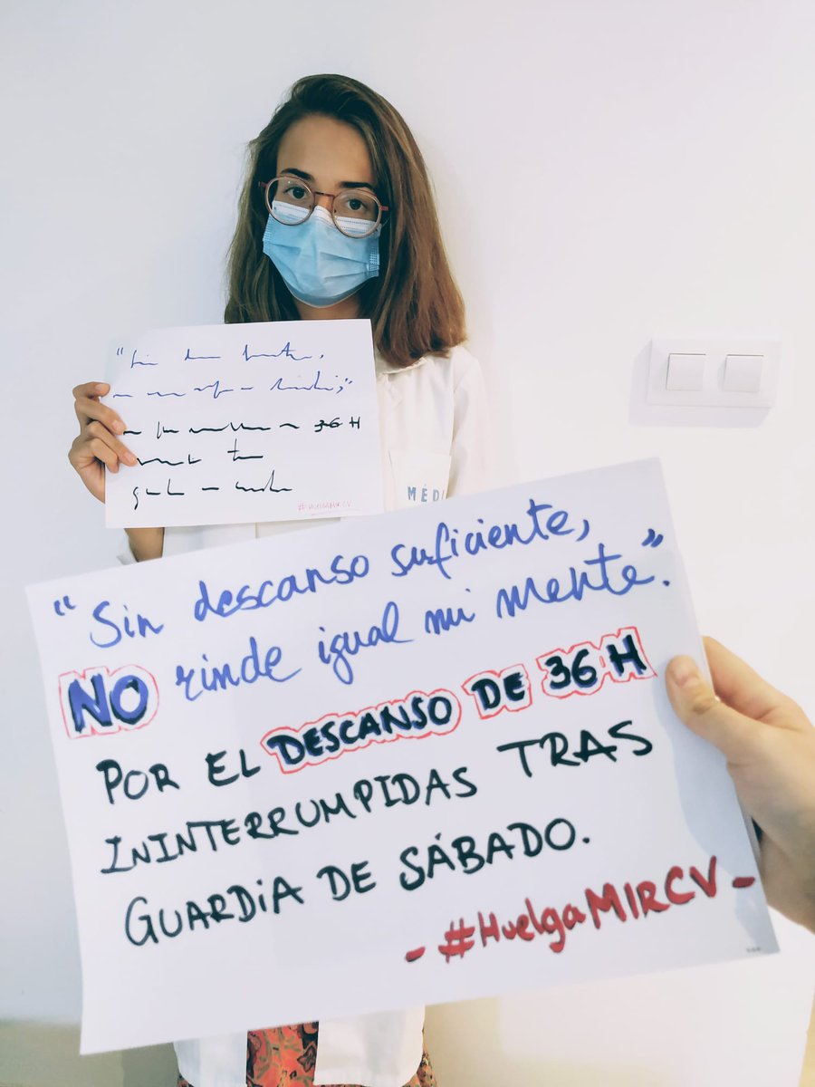 pemuuz's tweet photo. Por el descanso de 36h ininterrumpidas tras la guardia de sábado! #ReivindicaMIRCV @huelgamircv https://t.co/2obBWCyVwX