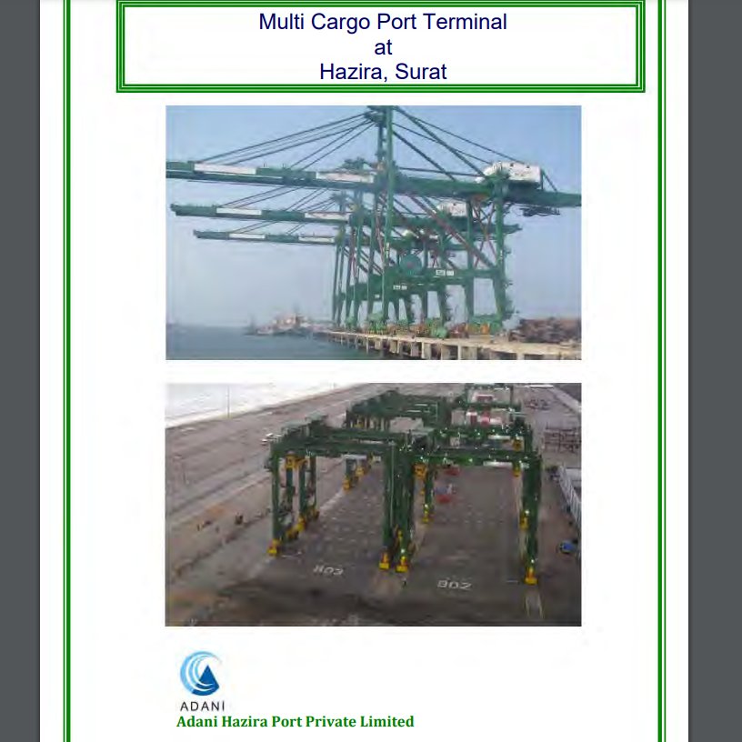 cbdhage's tweet photo. #inprojectupdate
#Adani Hazira Port Private Limited applied for forest clearance for Inclusion of Forest Land in the Environment and #CRZ clearance for development of Multi Cargo Port with supporting utilities and infrastructure facilities at #Hazira, District #Surat, #Gujarat https://t.co/27jWjxkrBE