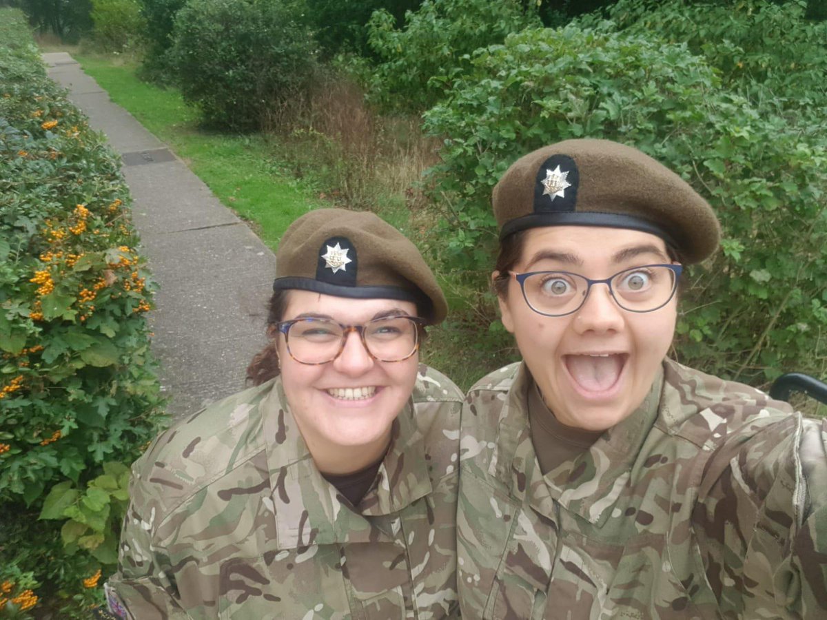 Check out these two!! Miss green and Miss Andres all ready for CCF. 😁