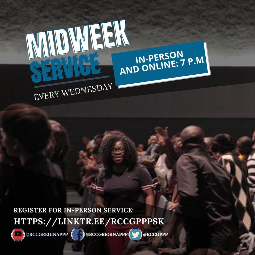 rccgpnsk's tweet photo. Join us for Midweek Service this Wednesday happening both In-person and Online.
Register for In-Person: https://t.co/KRA42jbeyF (Link In Bio)
#RCCGPPP #PeculiarNation
#September #OpenDoors https://t.co/YpmLTyczGp
