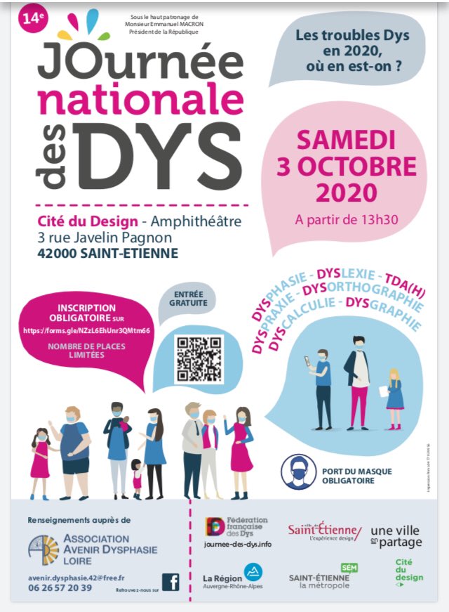 14ièmeJournée nationale des <a href="/FFDysfrance/">FFDys</a> <a href="/gbezie/">Guillaume BEZIE</a> invité pour parler du numérique et du #digitracking dans les #TND  Avenir Dysphasie 42