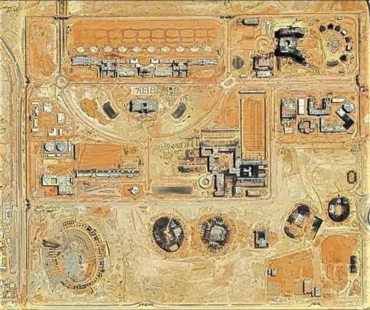 A satellite image for  #Egypt's new Sports City.