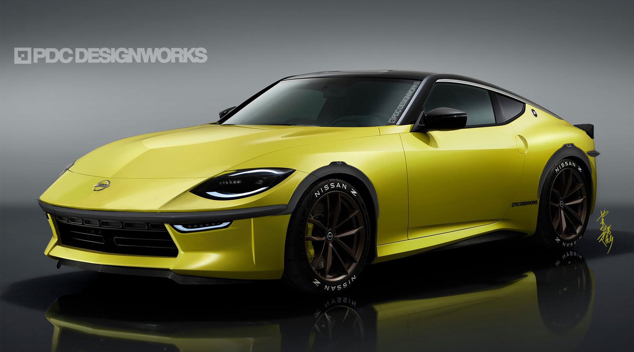 Begin掲載 新型フェアレディZ RZ34 純正フロントバンパー - 外装