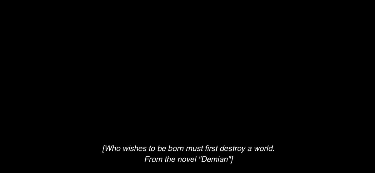 to start off, i think iland is somehow related to the bird “phoenix”. As it is said, the quote below is from the novel “Demian”. The quote was somehow related to the god named “Abraxas”.