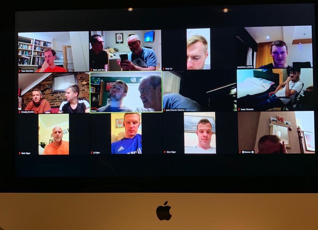 WokingWolves's tweet photo. Our amazing players enjoying their Wednesday night virtual social #wdffa #wokingwolves https://t.co/7G9cmHz8MQ