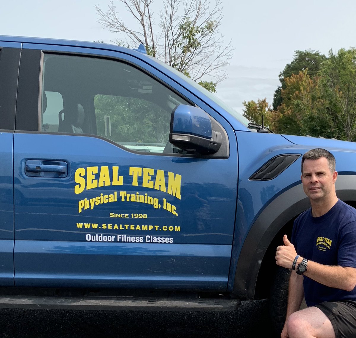 Time to rebuild!  Good to have SEAL Team PT logos back on the truck. The colors pop! Tough times make tough people. COVID-19 has impacted our business as well as many others.  We will adapt!  Sign up at  sealteamot.com. You will love it! 💪🇺🇸
