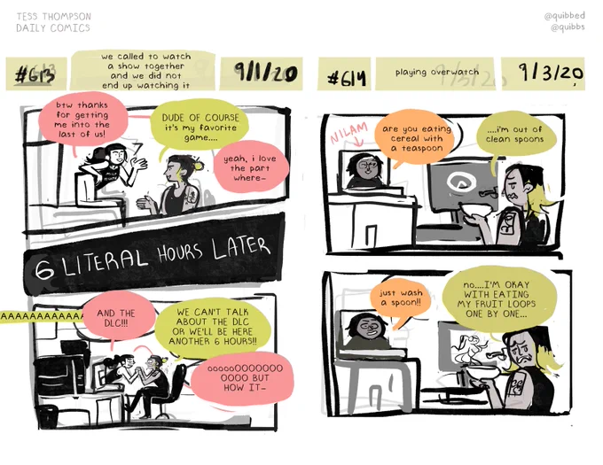 DAILIES.... MY DAILY COMICS FROM EVERY DAY!! oops... i've slipped behind but if you've been wondering why i'm so afk this is why lol....i got somethings on my plate but i'll be back in action soon.  here's where you can read all of these!
https://t.co/Z5RDjqIh0U 