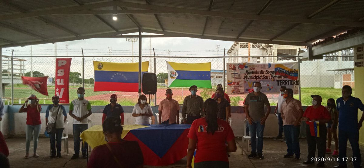 #VenVamosJuntos
#Apure San Fernando

Hoy #16Sep Nuestro Líderes Del #PSUVApure y Candidatos a La AN, Realizaron Una Asamblea Con Los Jefes De UBCH Del Eje 5.

✓Miguel Ángel Escalante.
✓Los coquitos.
✓Campo Alegre.
✓Ana Leonor Mayol.
✓Colegio de entrenadores.

*Venceremos*