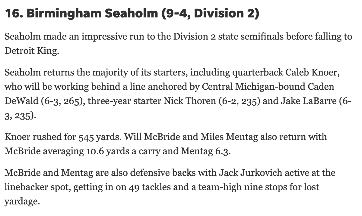 Thanks <a href="/detroitnews/">The Detroit News</a> for believing in our team!