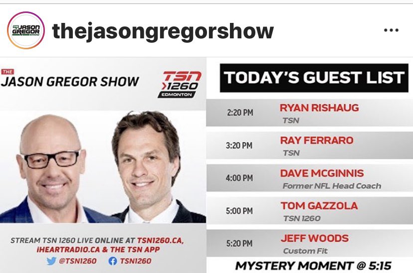 Join me <a href="/jeffwoodsfit/">Jeff Woods</a> with <a href="/JasonGregor/">Jason Gregor</a> today 5:20PM <a href="/TSN1260/">TSN1260🪦</a> as we discuss how exercise can positively influence mental health outcomes. #WorkoutWednesday #Mentalhealth #fitness #StrengthTraining