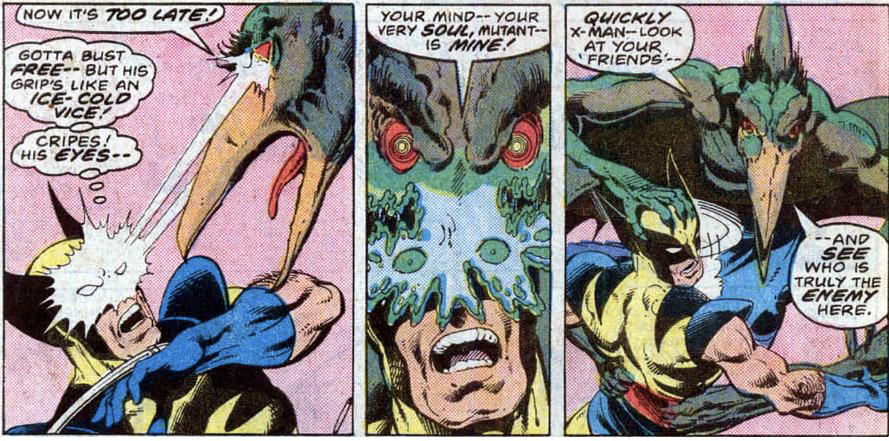 One of the X-men’s recurring villains is a were-pterodactyl from a secret Antarctic jungle who is able to hypnotize people.