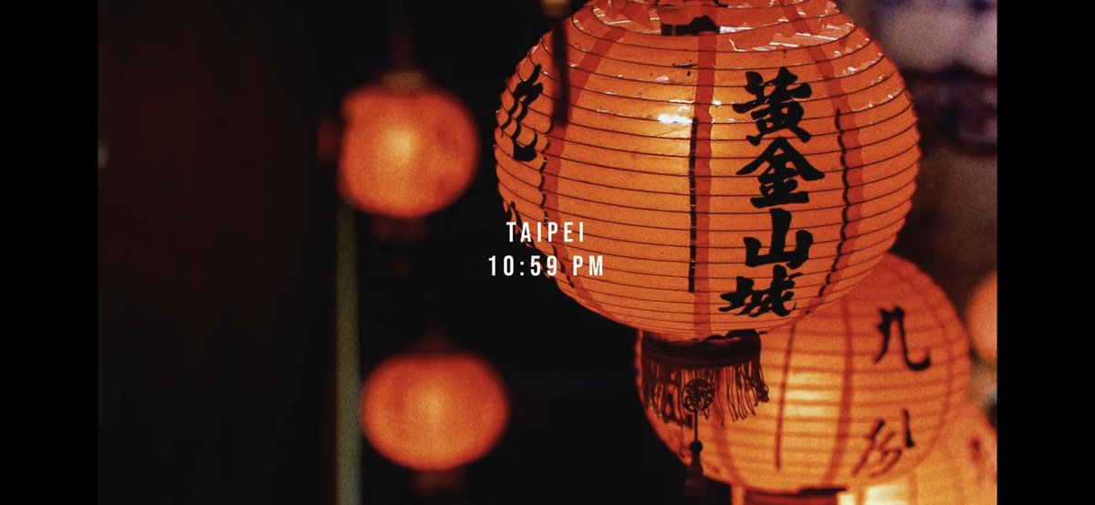 Taipei, Taiwan is where Yeojin is located, further supported by the orange lanterns.