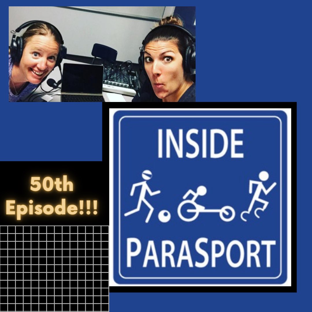 InsideParaSport's tweet photo. Check out our 50th episode today! You don’t want to miss this special @ksholloway &amp; @sportonic chat about what’s hot in the #ParalympicMovement #RisingPhoenix @Airbnb #WeightofGold #ThePowerofChoice #CaptainsChat https://t.co/a2tQBCE1pq https://t.co/w08wz1oRam