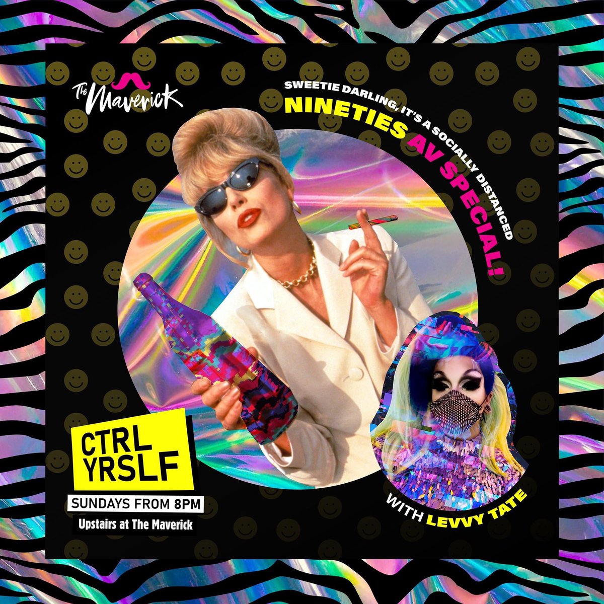 ⚠️ CTRL YRSLF 90'S SPECIAL ⚠️
Sweetie darling! Join Levvy Tate &amp; guests for an #audiovisual #cabaret #flashback to the #90s this Sunday from 8pm upstairs at <a href="/maverick_NI/">The Maverick</a> !

🔥 Tables are limited - DM to book yours for groups of 2+