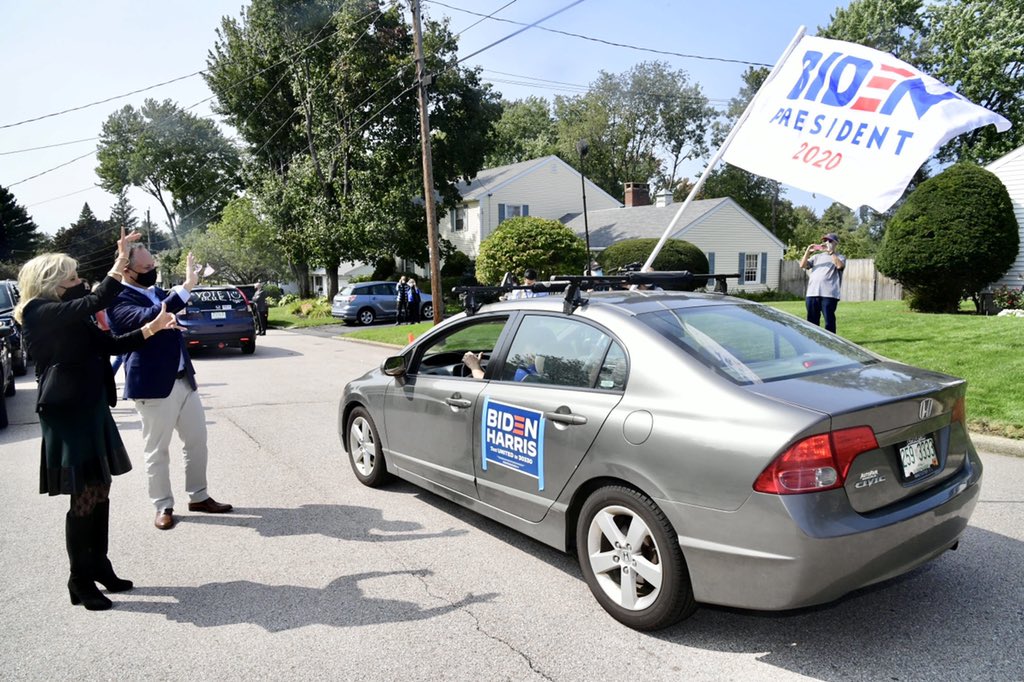 Dr Jill Biden On Twitter 2020 Campaigning Car Parades