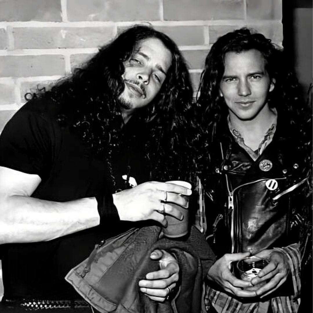 #chriscornell and #eddievedder Fall 91.