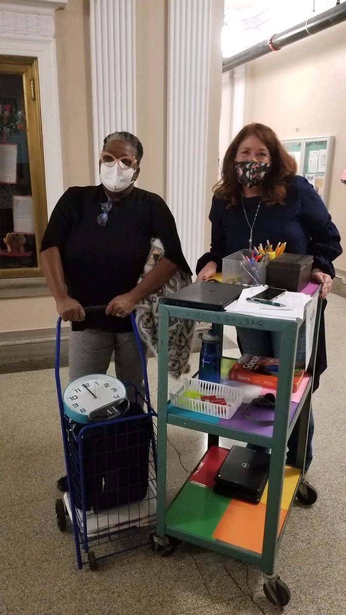 Nkolika O (@onyenkoli) on Twitter photo <a href="/gilbertstuartms/">Gilbert Stuart MS</a> doing what they do! Ready, set, go for teaching and learning! Everything from carts, clocks, speakers, computers, and masks!#changemakersadjustandact <a href="/gilbertstuartms/">Gilbert Stuart MS</a> doing what they do! Ready, set, go for teaching and learning! Everything from carts, clocks, speakers, computers, and masks!#changemakersadjustandact