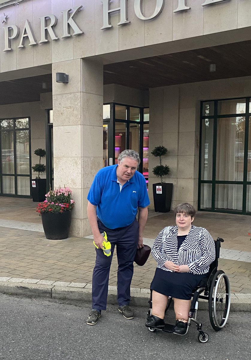 At the end  of the first day of <a href="/lecarrowlazers1/">Lecarrow Lazers </a> Cycle I got a great surprise when Theresa Brown came into <a href="/CharlevillePark/">CharlevilleParkHotel</a> to tell me she had already seen our <a href="/LRAccessforall/">Lough Ree Access For All</a> and will be the first Cork woman to go on board !! Thanks for the support Theresa