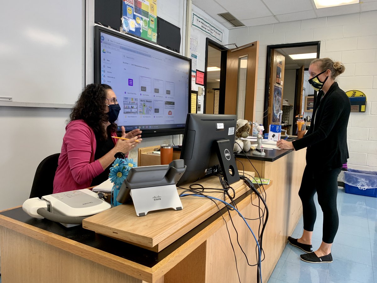 NUFSD's tweet photo. Wednesdays are strategically designed this year in the #NUFSD. While students follow an at-home platform, staff come to campus prepared to engage in professional development, communicate with students and families and create lessons. #WorkingHardWednesday #GoldenKnightStandard https://t.co/VCunI02CtG