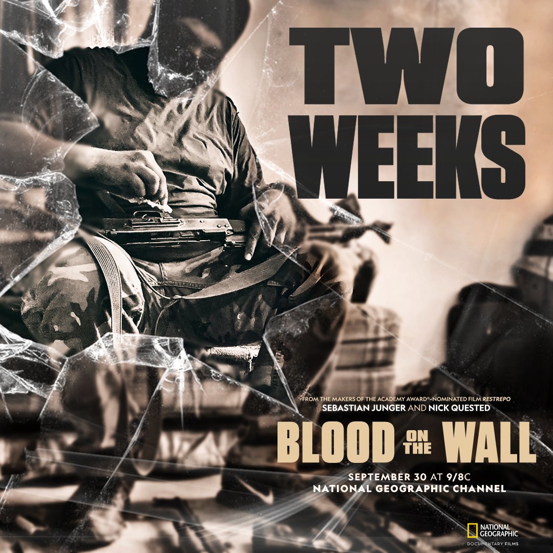 #BloodontheWall, from Academy Award-nominated <a href="/sebastianjunger/">Sebastian Junger</a> + <a href="/nickquested/">nickquested</a>, premieres on @NatGeoChannel on Wed 9/30 at 9/8c. Join us as we explore how the policies of the past have led to today's socio-economic conditions in Mexico and Central America. bloodonthewall.film