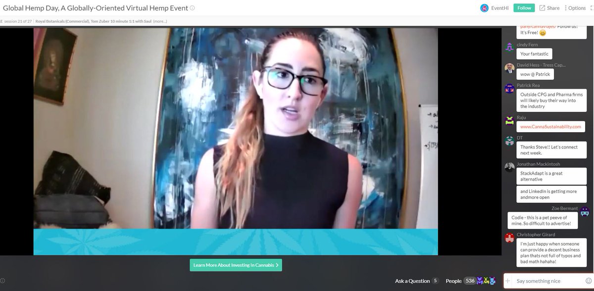 📣 LIVE RIGHT NOW Codie Sanchez talking about the disparity of the promise of "farm" type investments and the reality of the potential opportunities these type of businesses present. The pitch decks don't match up!
Get tickets here:
hubs.ly/H0wpGkX0

#cannabis #hemp #cbd