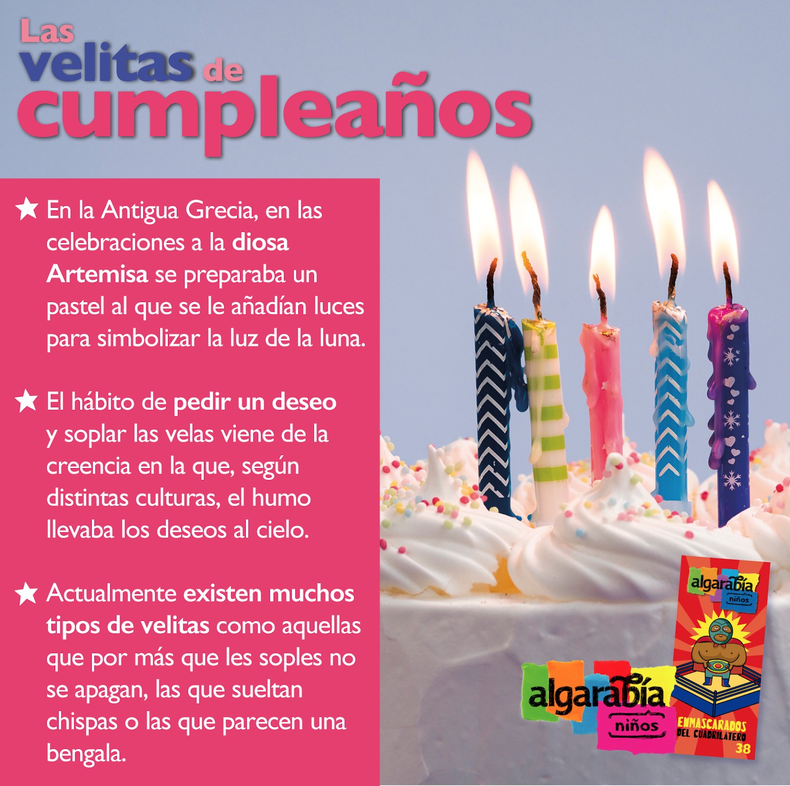 Se apagan las velas en el pastel de cumpleaños